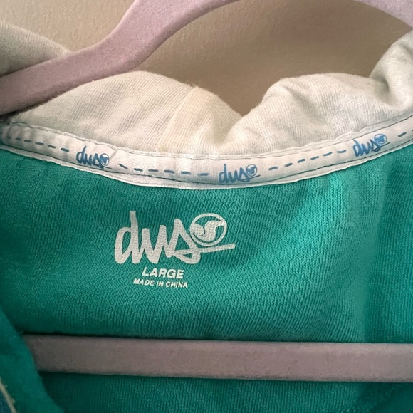 Zebra print blue DVS zip up hoodie - Picture 3 of 4